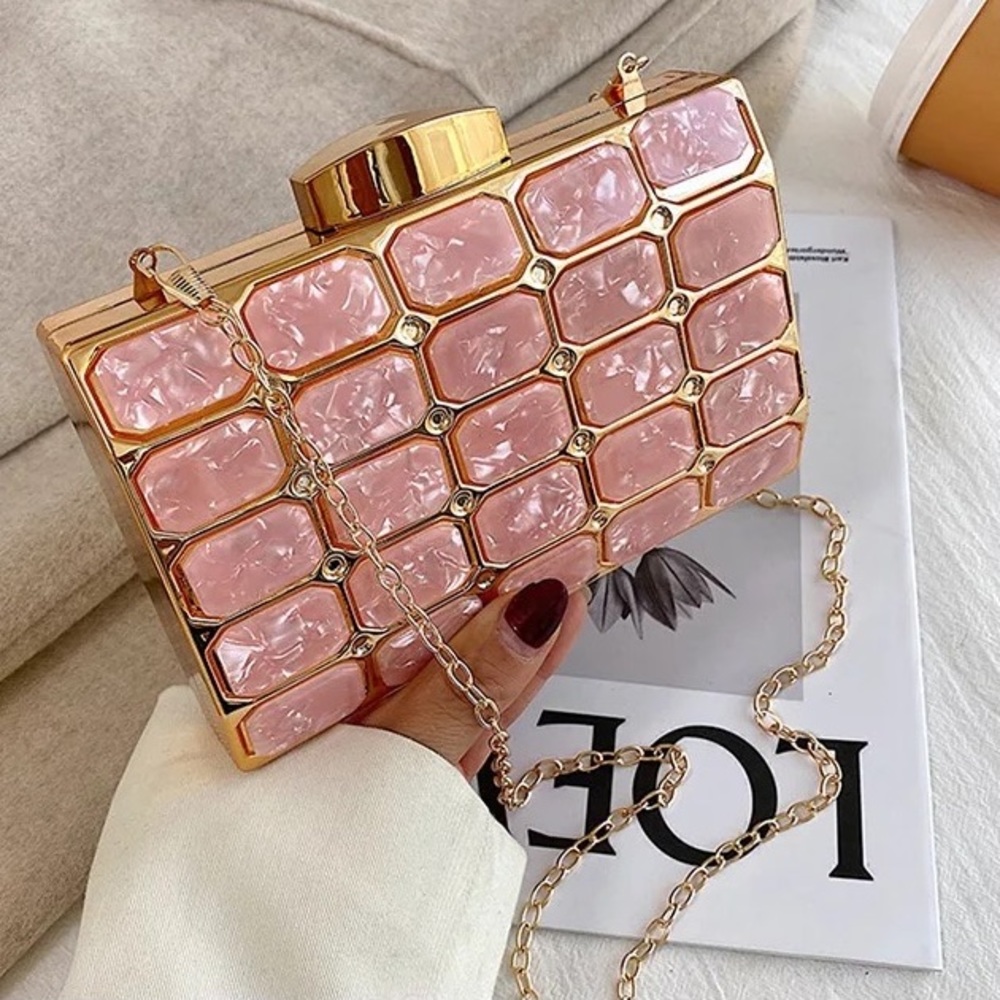 NEW * Pink Clutch Purse